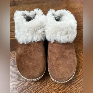 OLUKAI Ku’i Suede Sherpa Slippers Slides Leather Cozy Comfy Warm Shearling Fur 8