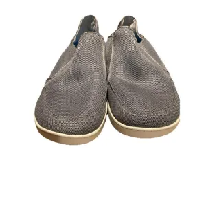 OLUKAI Nohea Mesh Breathable Loafers Grey Mens 11 Casual Clog Preppy Outdoor