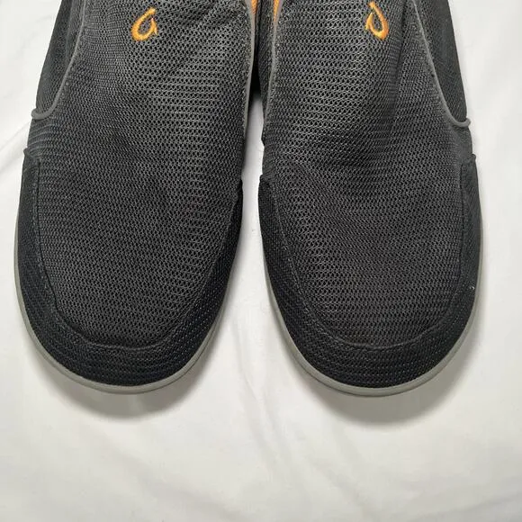 Olukai Nohea Mesh Loafers Sneakers Shoes Mens Size 13 Dark Gray Casual Slip On