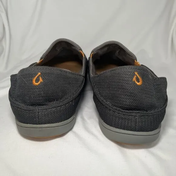 Olukai Nohea Mesh Loafers Sneakers Shoes Mens Size 13 Dark Gray Casual Slip On