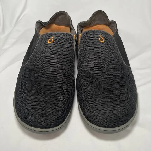 Olukai Nohea Mesh Loafers Sneakers Shoes Mens Size 13 Dark Gray Casual Slip On
