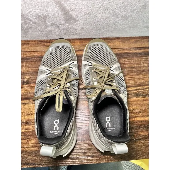 On Cloudsurfer Trail OC On Cloud Sneakers Mens 11.5 Tan Brown Hunter 3ME10112281