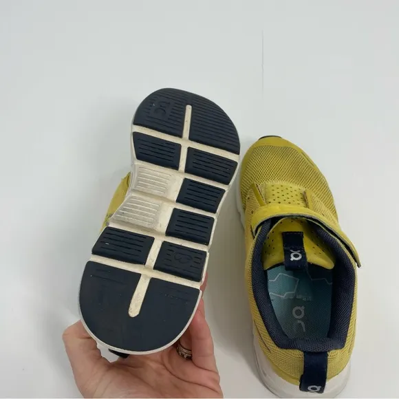 On Running On Kids Cloud Play Sneakers In Soft Yellow Unisex Size 1 Kids