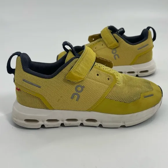 On Running On Kids Cloud Play Sneakers In Soft Yellow Unisex Size 1 Kids