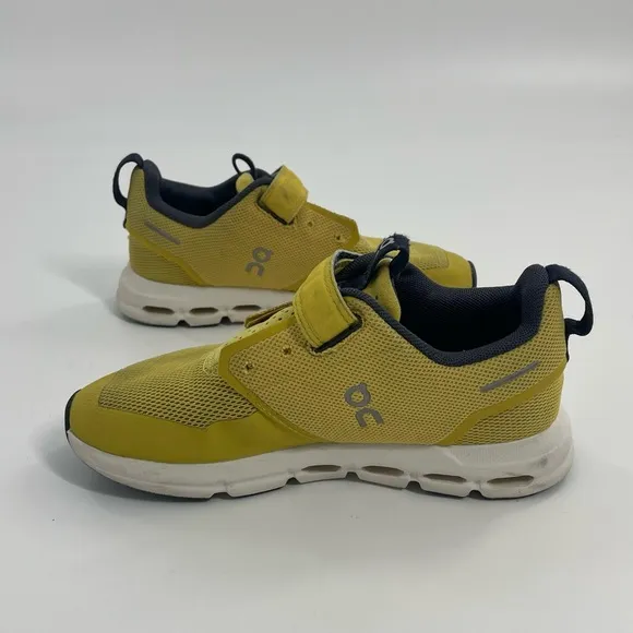 On Running On Kids Cloud Play Sneakers In Soft Yellow Unisex Size 1 Kids