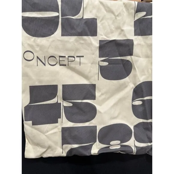 ONCEPT Bogota Hi Top Black &amp; White Sneakers Size 7 With Yellow Accents