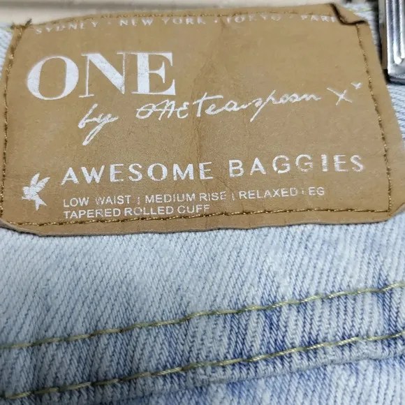 One Teaspoon Awesome Baggies Jeans - Wilde Size 27