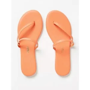Orange Anthropologie Tkees Cross-Strap Sandals (NWT)
