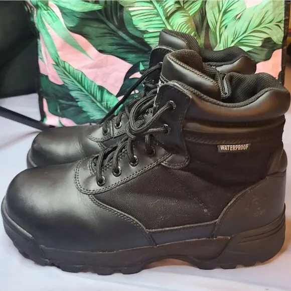 original s.w.a.t weatherproof boots zip side 10