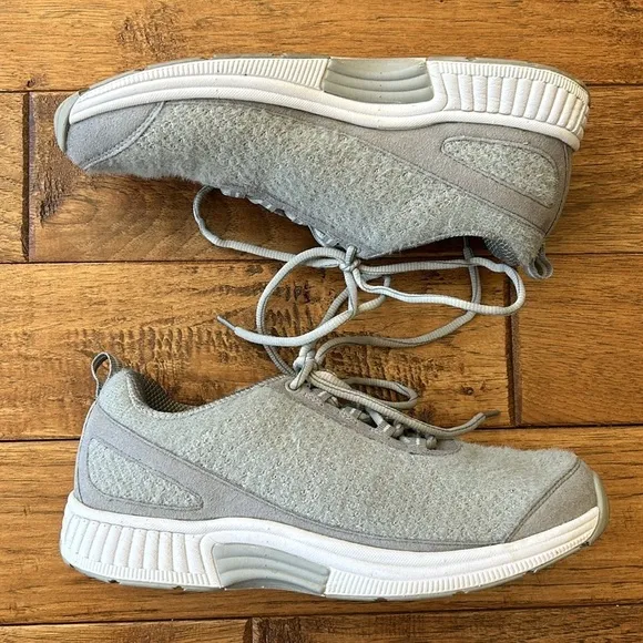 Orthofeet Lava Sneakers Athletic Comfort Walking Shoes Gray Knit Women's Sz 8.5