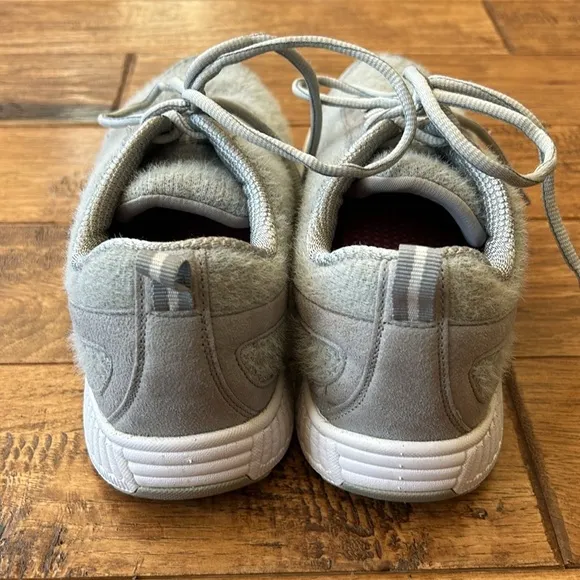 Orthofeet Lava Sneakers Athletic Comfort Walking Shoes Gray Knit Women's Sz 8.5