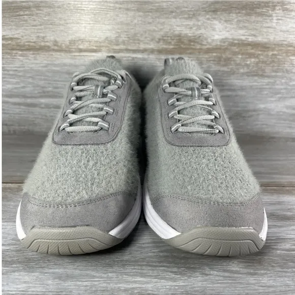 Orthofeet Womens 989 Coral Wool Grey Comfort Athletic Sneakers Size 7.5