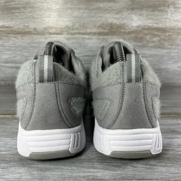 Orthofeet Womens 989 Coral Wool Grey Comfort Athletic Sneakers Size 7.5