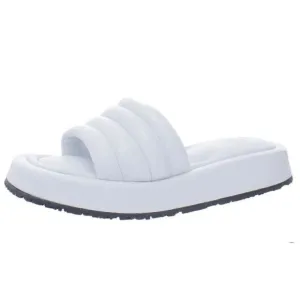 P448 Slides Size US 7 New With Box Womens White Color Summer Sandals