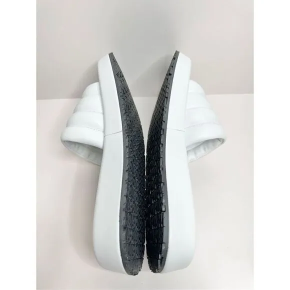 P448 Slides Size US 7 New With Box Womens White Color Summer Sandals