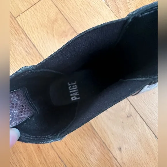 Paige Willa Python Chelsea Boots Size 8.5