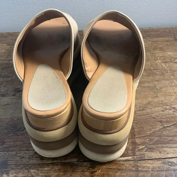 Paloma Barceló Platform Wedge Slides SIze 40
