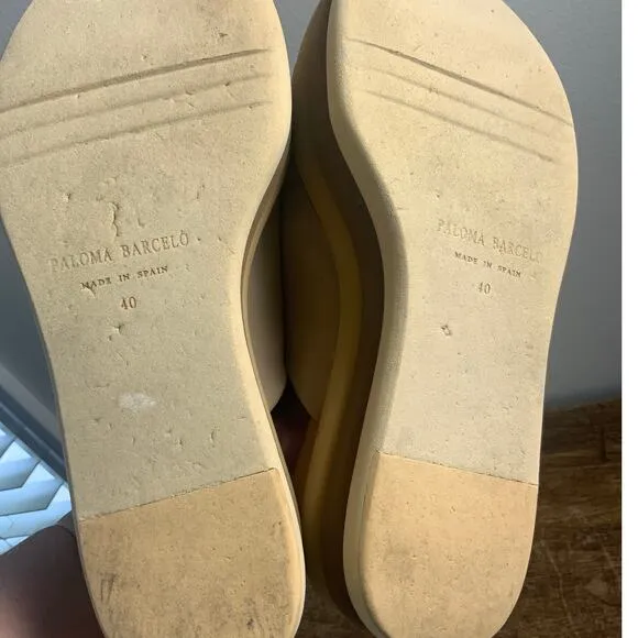 Paloma Barceló Platform Wedge Slides SIze 40