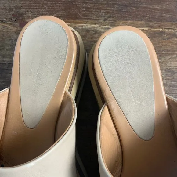Paloma Barceló Platform Wedge Slides SIze 40