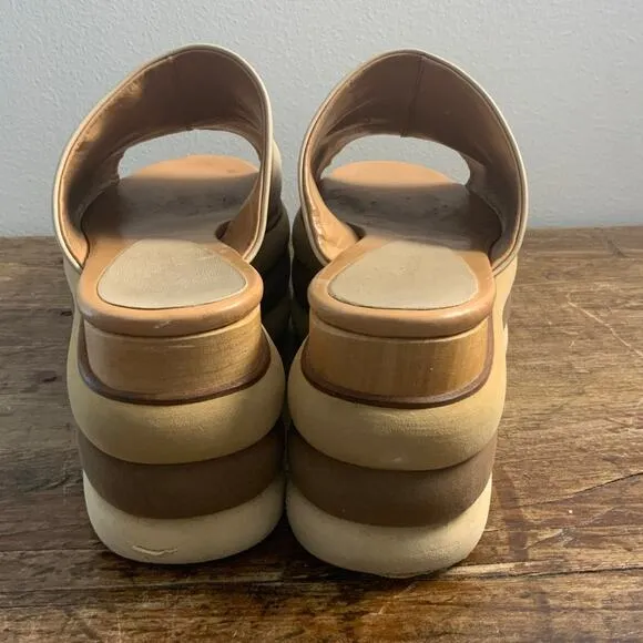 Paloma Barceló Platform Wedge Slides SIze 40