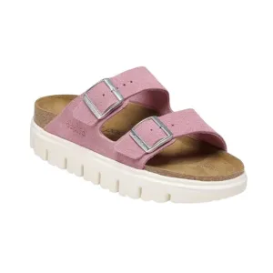 Papillio by Birkenstock Arizona Chunky Suede Leather Candy Pink Sandals WMS Sz 8