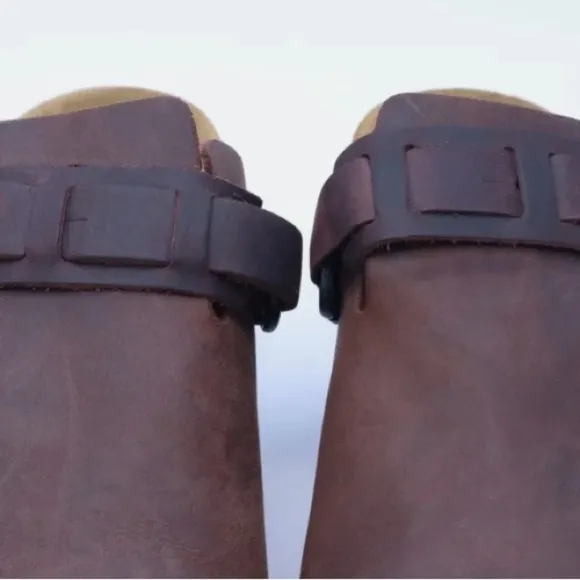 Papillio by Birkenstock Womens Dana Oiled Leather Clogs Sandals