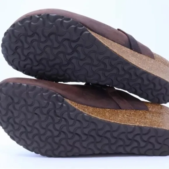 Papillio by Birkenstock Womens Dana Oiled Leather Clogs Sandals