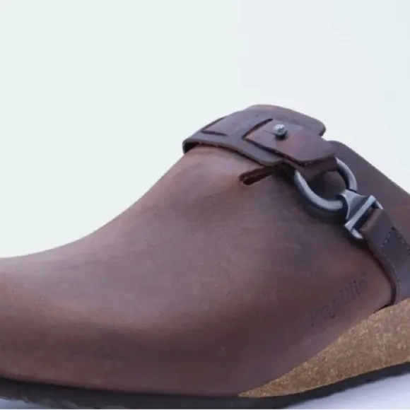 Papillio by Birkenstock Womens Dana Oiled Leather Clogs Sandals