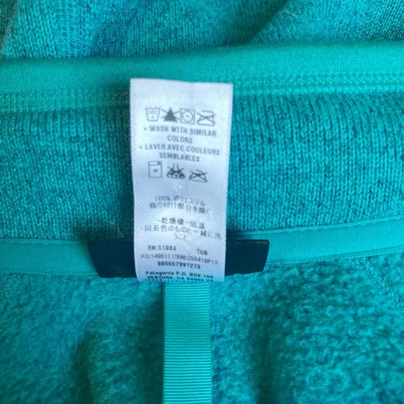 Patagonia Better Sweater Full Zip Jacket in Light Aquarium