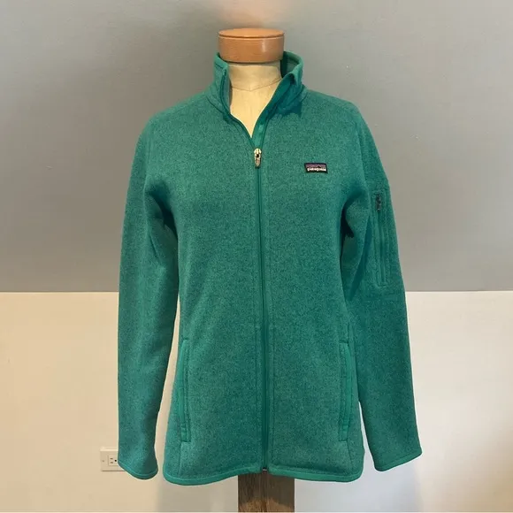 Patagonia Better Sweater Full Zip Jacket in Light Aquarium