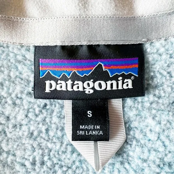 Patagonia Better Sweater Quarter Zip Pullover Fleece in Hawthorne Blue | SMALL