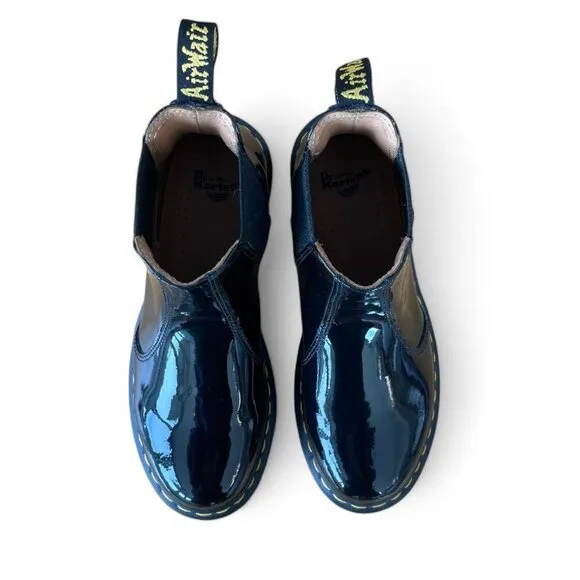 Patent Leather Dr. Martens Chelsea Boots – Gloss Black Womens Size 8