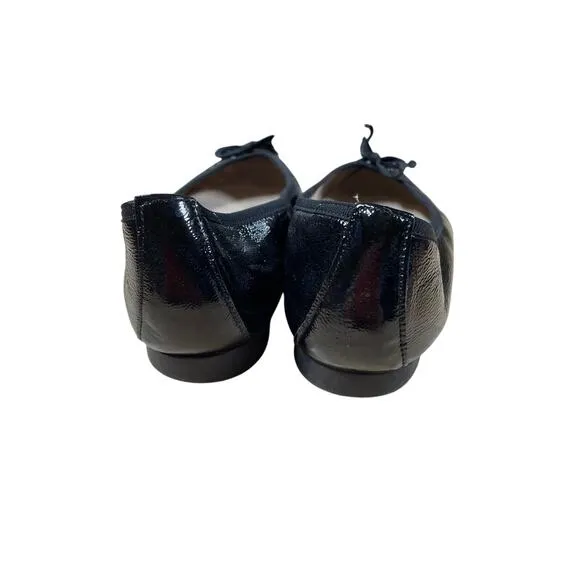 Paul Green Art. 2925-071 Leather Ballet Flats Black Women's Size 4 (US 6.5) NWOB
