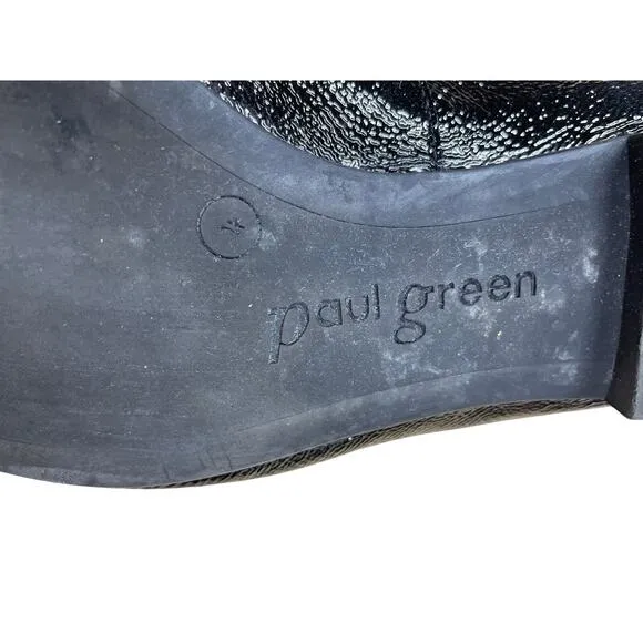 Paul Green Art. 2925-071 Leather Ballet Flats Black Women's Size 4 (US 6.5) NWOB