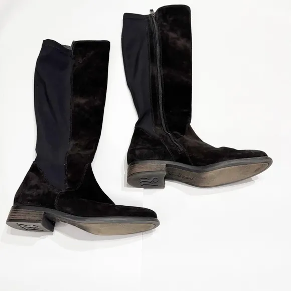 PAUL GREEN ASYMMETRICAL BLACK BOOTS UK SIZE 6.5 | US 8.5