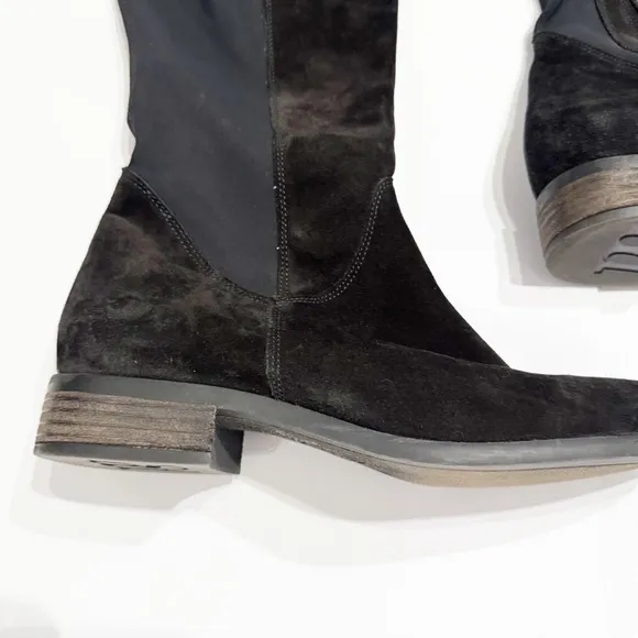 PAUL GREEN ASYMMETRICAL BLACK BOOTS UK SIZE 6.5 | US 8.5