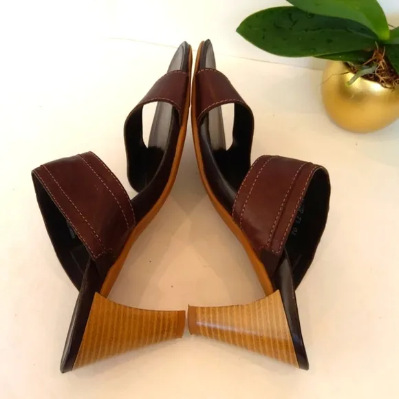 Paul Green brown  leather sandals