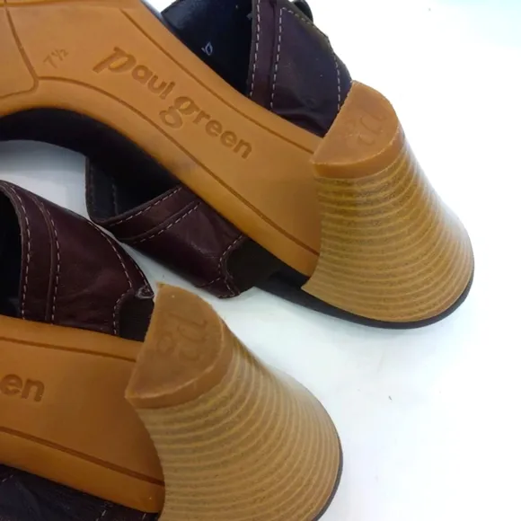 Paul Green brown  leather sandals