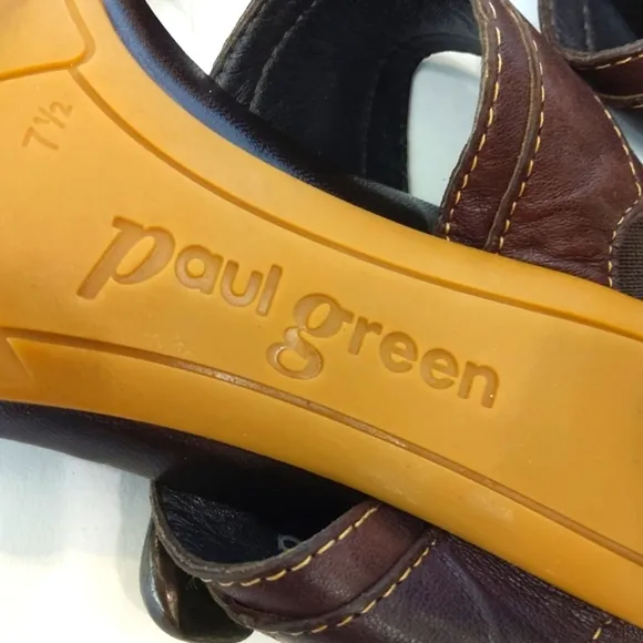Paul Green brown  leather sandals