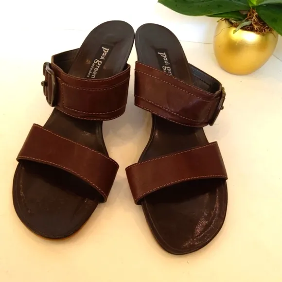 Paul Green brown  leather sandals