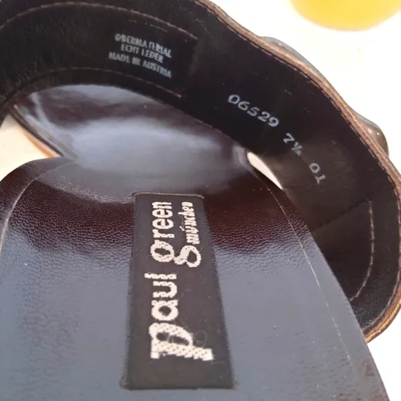 Paul Green brown  leather sandals