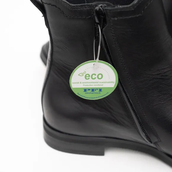 Paul Green | Mindy Black Chelsea Ankle Boot Black Nappa Leather