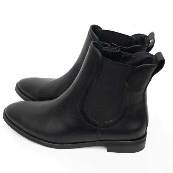Paul Green | Mindy Black Chelsea Ankle Boot Black Nappa Leather