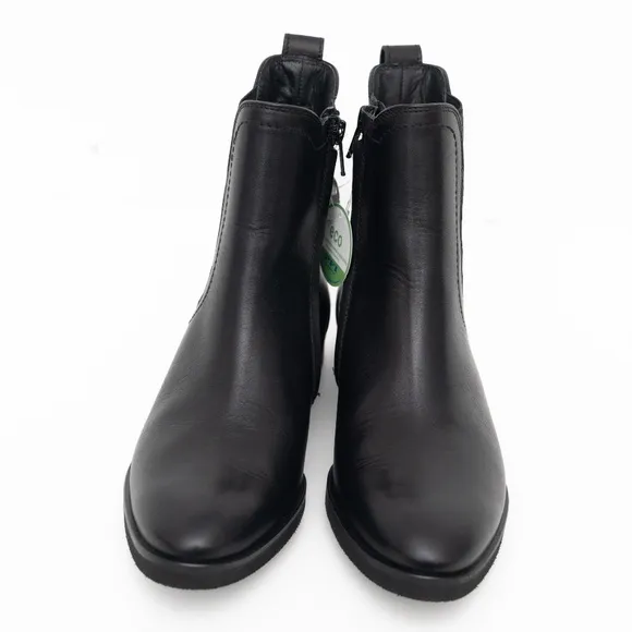 Paul Green | Mindy Black Chelsea Ankle Boot Black Nappa Leather