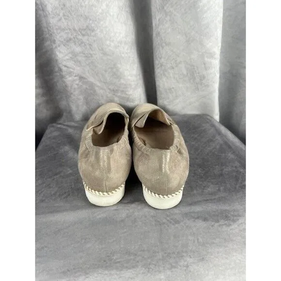 Paul Green Sally Penny Loafer Cashmere Suede Metallic Flat Sz AU 5, US 7 $480