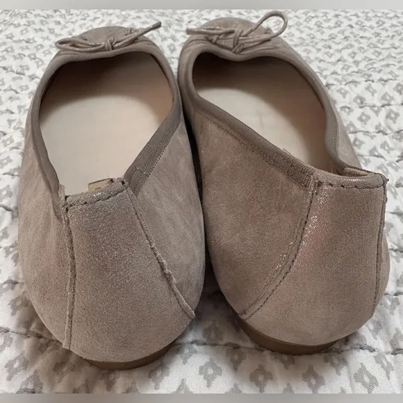 Paul Green Suede Ursula Taupe Ballet Flats Size 10 NWOT