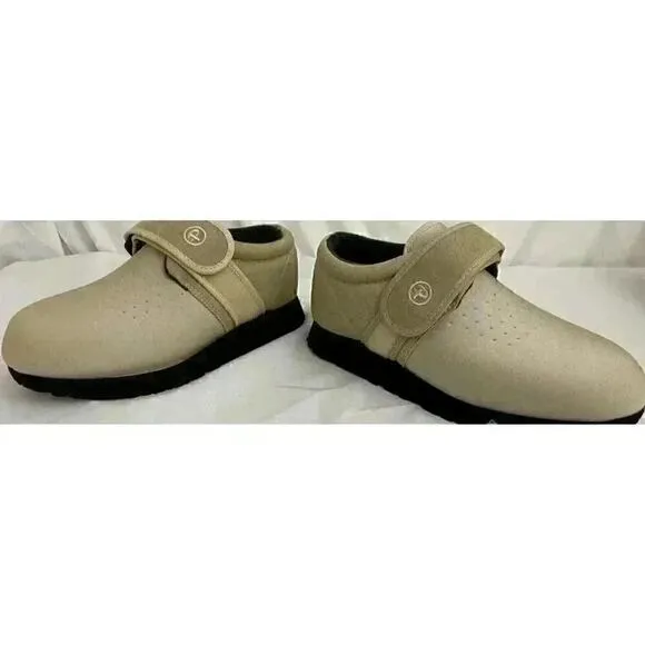 Pedors Beige Lightweight Stretch Orthotic Loafers Size 7.5