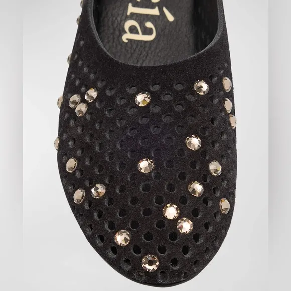 Pedro Garcia Suede Ballerina Flats