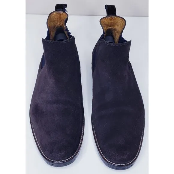 Peter Millar Suede Chelsea Boots Chocolate Brown  Men's Size 10M - MF15F05