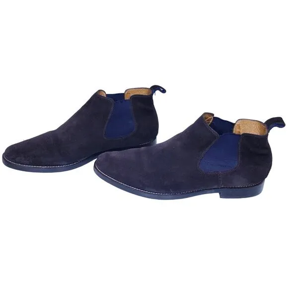 Peter Millar Suede Chelsea Boots Chocolate Brown  Men's Size 10M - MF15F05